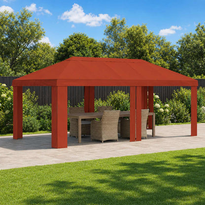 Gazebo Cover 6 x 3 m Terracotta Polyester 190 gsm