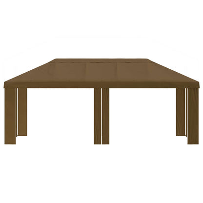 Gazebo Cover 6 x 3 m Taupe Polyester 190 gsm