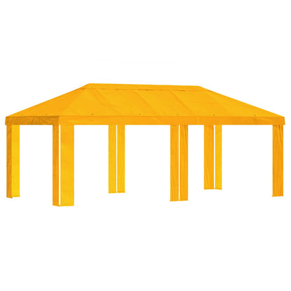 Gazebo Cover 6 x 3 m Yellow Polyester 190 gsm