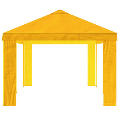 Gazebo Cover 6 x 3 m Yellow Polyester 190 gsm