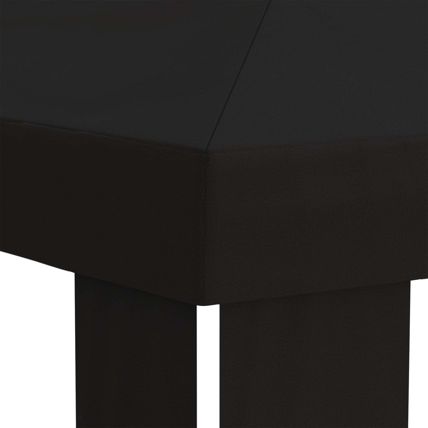 Gazebo Cover 6 x 3 m Black Polyester 190 gsm