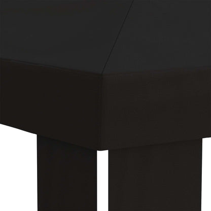 Gazebo Cover 6 x 3 m Black Polyester 190 gsm