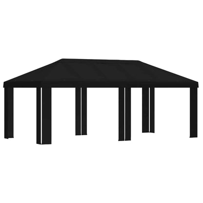 Gazebo Cover 6 x 3 m Black Polyester 190 gsm