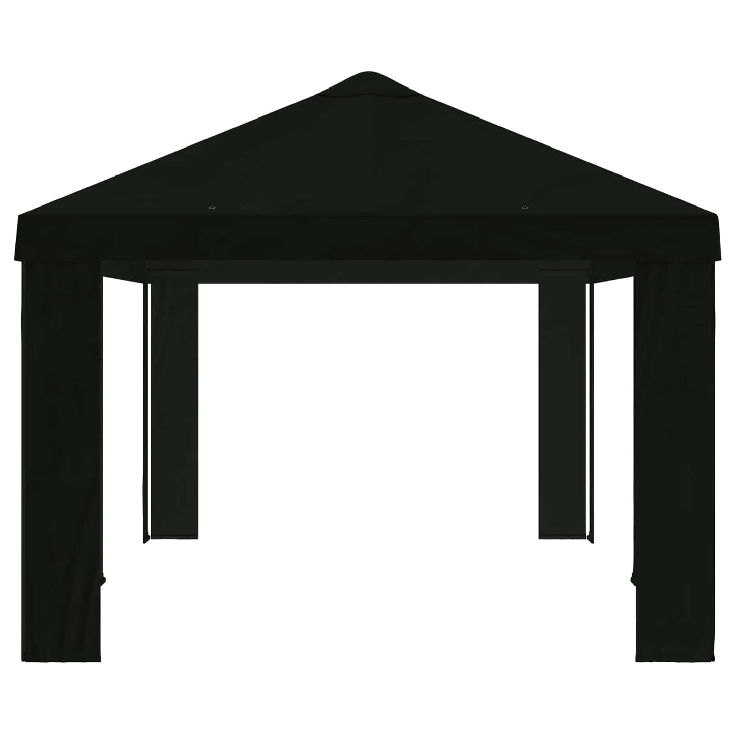 Gazebo Cover 6 x 3 m Black Polyester 190 gsm