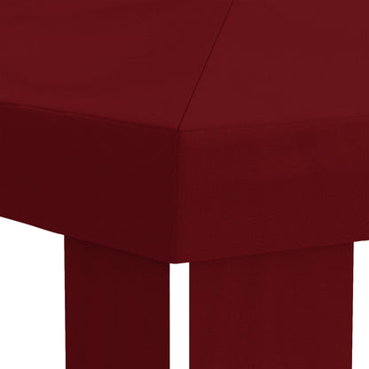Gazebo Cover 6 x 3 m Burgundy Polyester 190 gsm