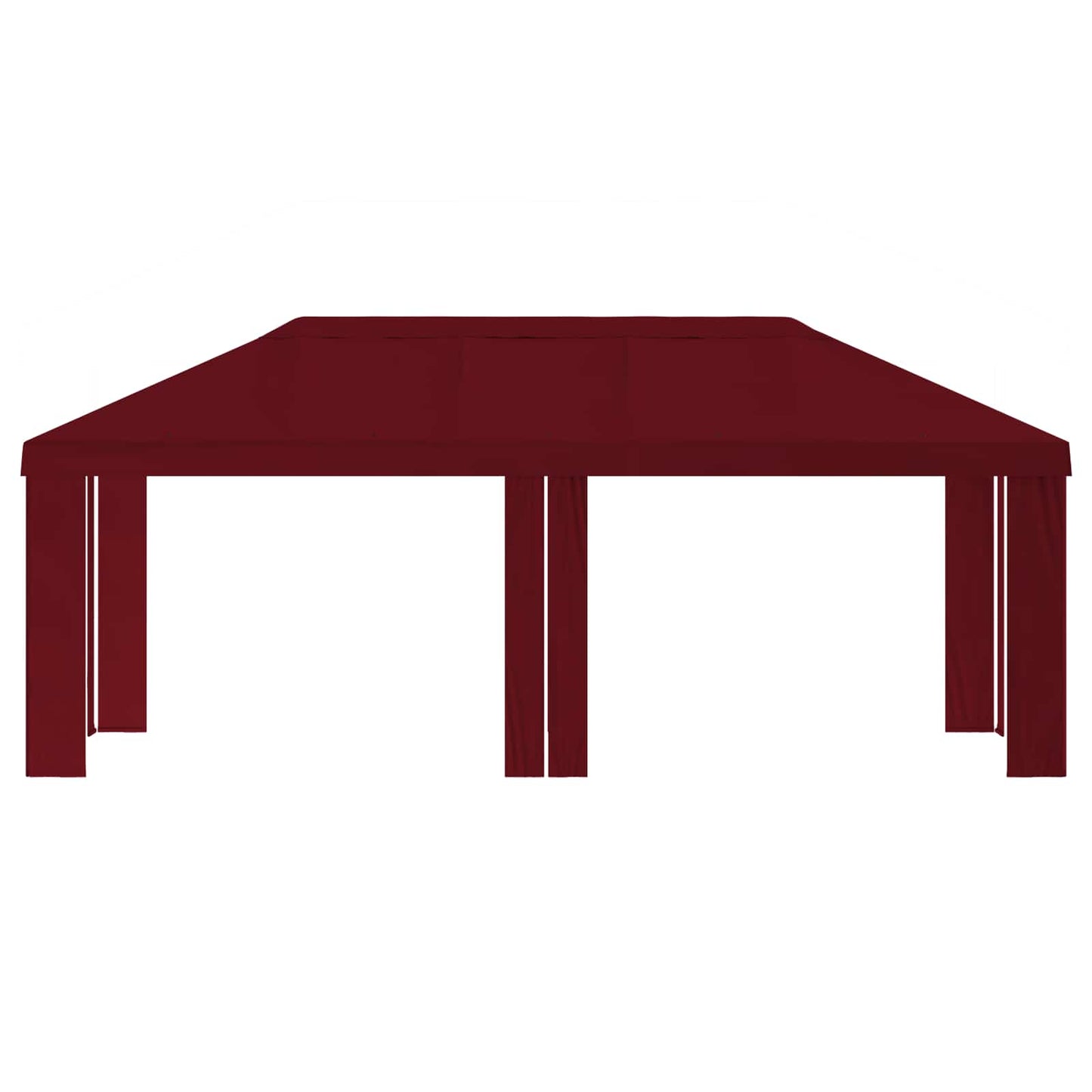 Gazebo Cover 6 x 3 m Burgundy Polyester 190 gsm