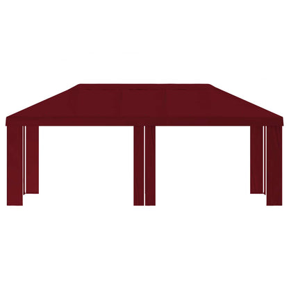 Gazebo Cover 6 x 3 m Burgundy Polyester 190 gsm