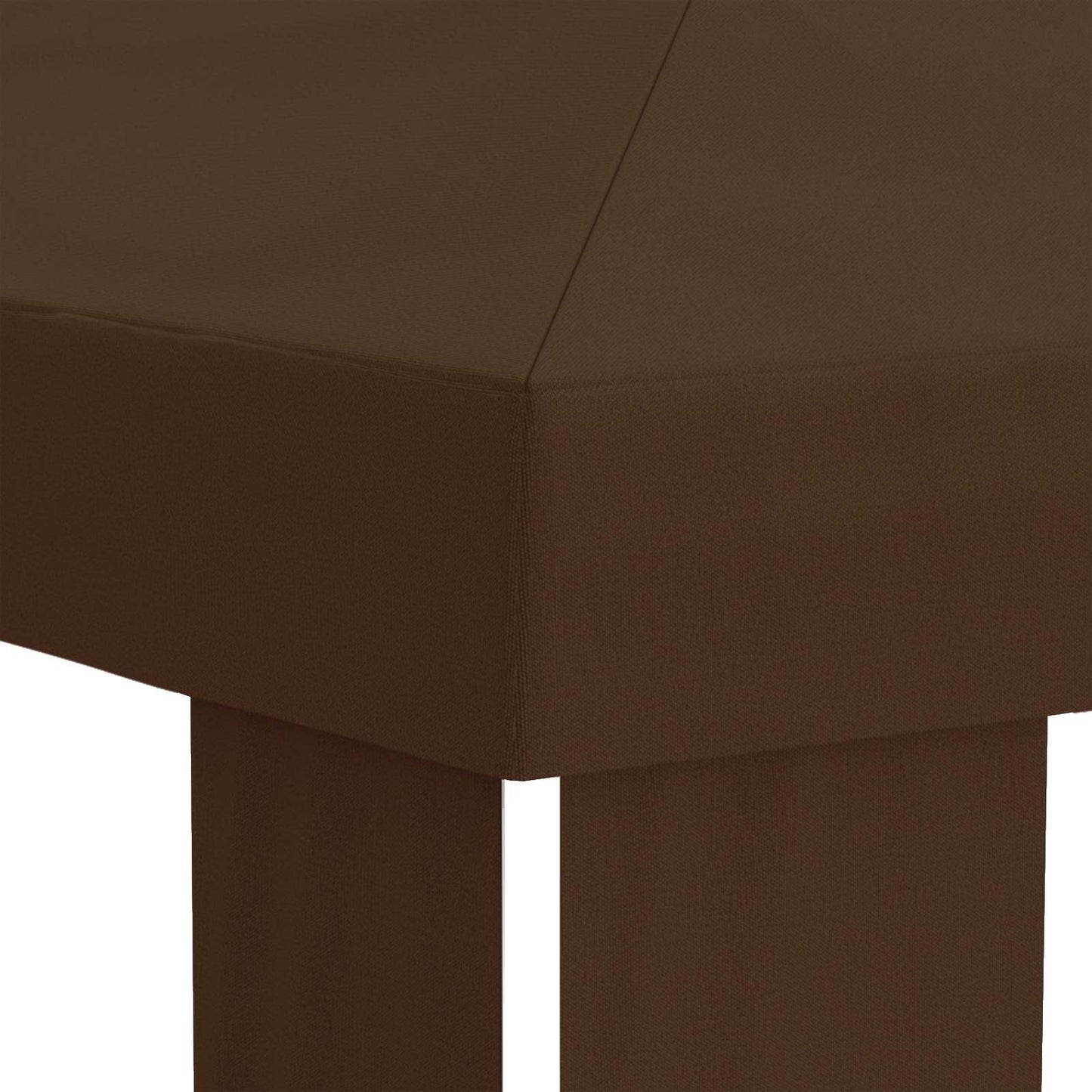 Gazebo Cover 6 x 3 m Brown Polyester 190 gsm
