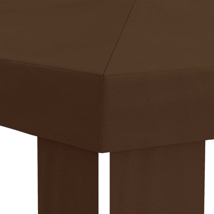Gazebo Cover 6 x 3 m Brown Polyester 190 gsm