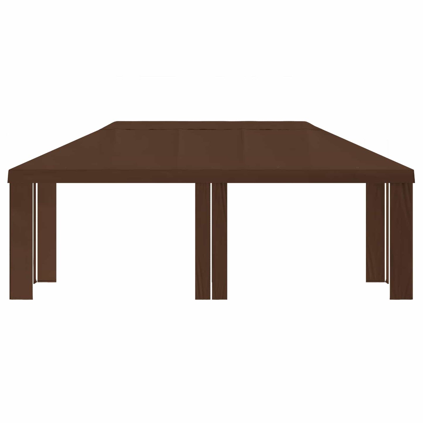 Gazebo Cover 6 x 3 m Brown Polyester 190 gsm