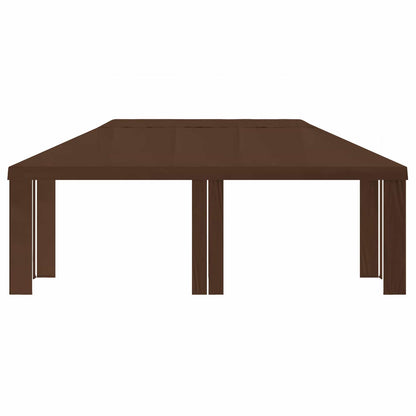 Gazebo Cover 6 x 3 m Brown Polyester 190 gsm
