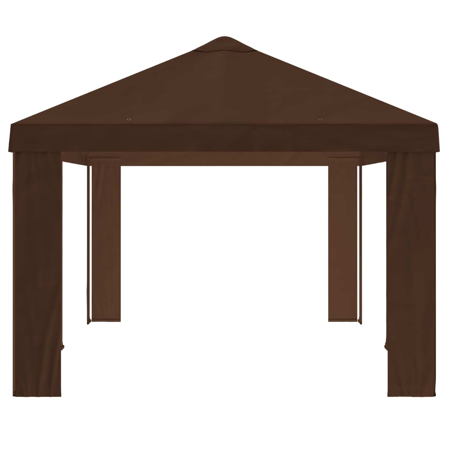 Gazebo Cover 6 x 3 m Brown Polyester 190 gsm