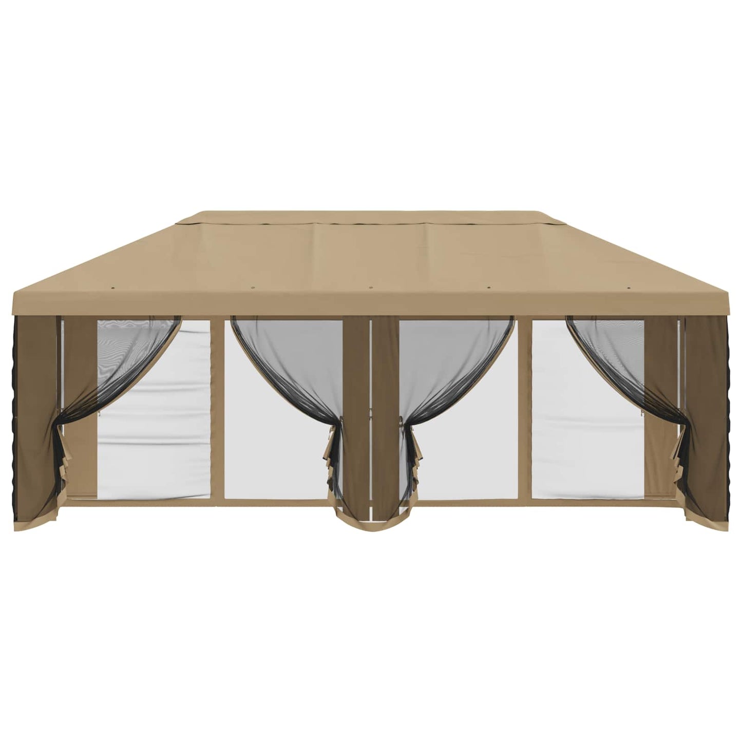 Gazebo Cover with Sidewalls Beige 600.5 x 300.5 cm Polyester