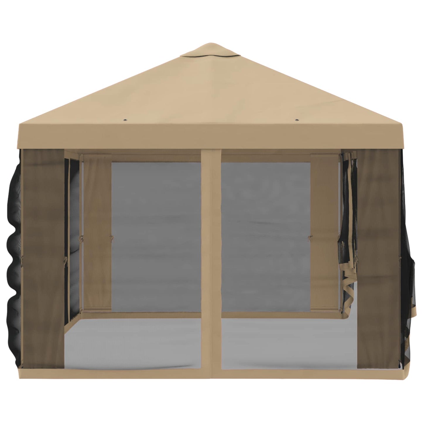Gazebo Cover with Sidewalls Beige 600.5 x 300.5 cm Polyester