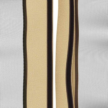 Gazebo Cover with Sidewalls Cream 600.5 x 300.5 cm Polyester