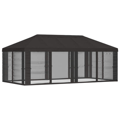 Gazebo Cover with Sidewalls Anthracite 600.5 x 300.5 cm