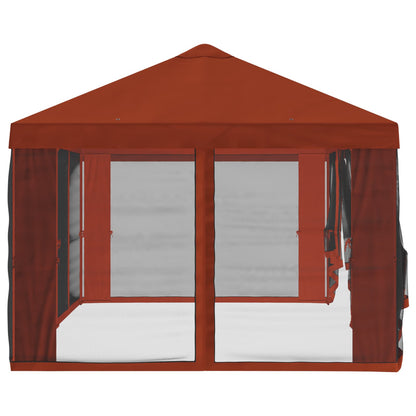 Gazebo Cover with Sidewalls Terracotta 600.5 x 300.5 cm