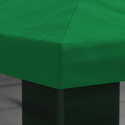 Gazebo Cover with Sidewalls Green 600.5 x 300.5 cm Polyester