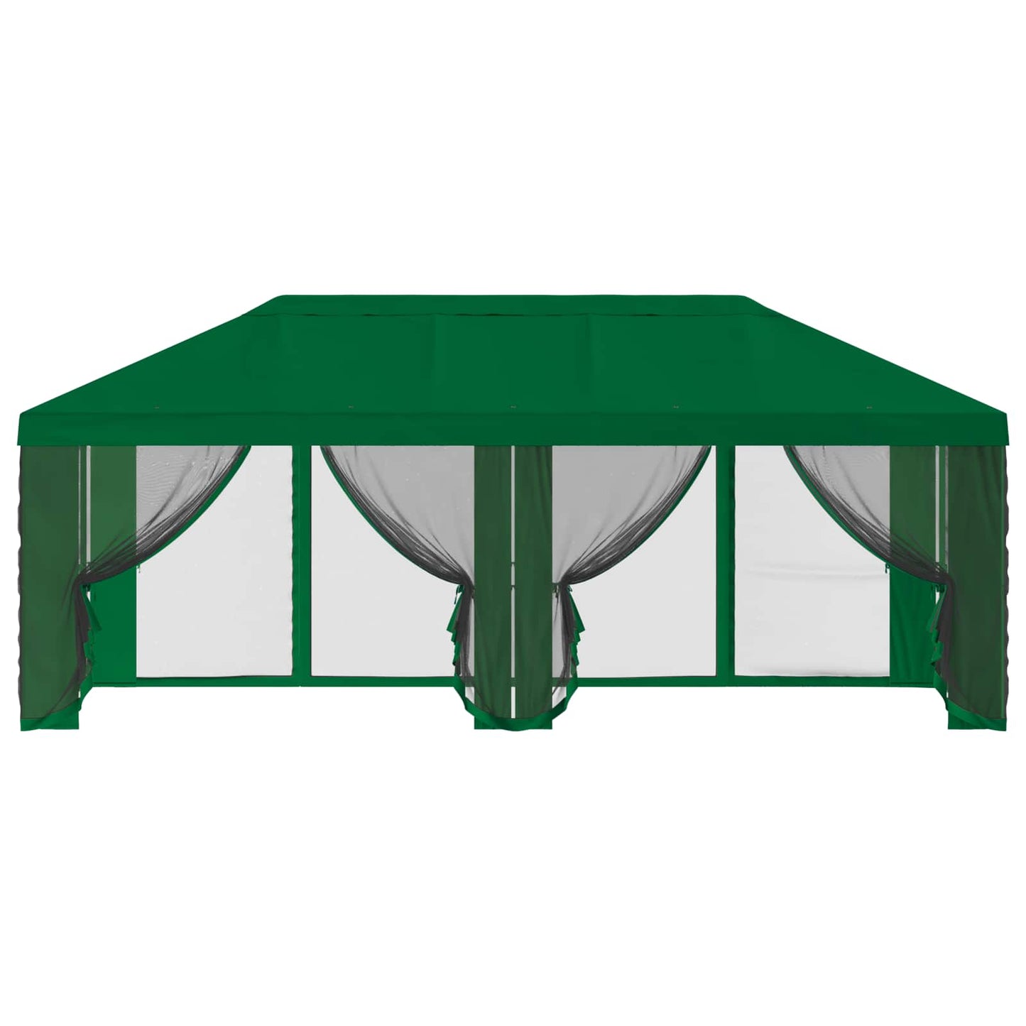 Gazebo Cover with Sidewalls Green 600.5 x 300.5 cm Polyester