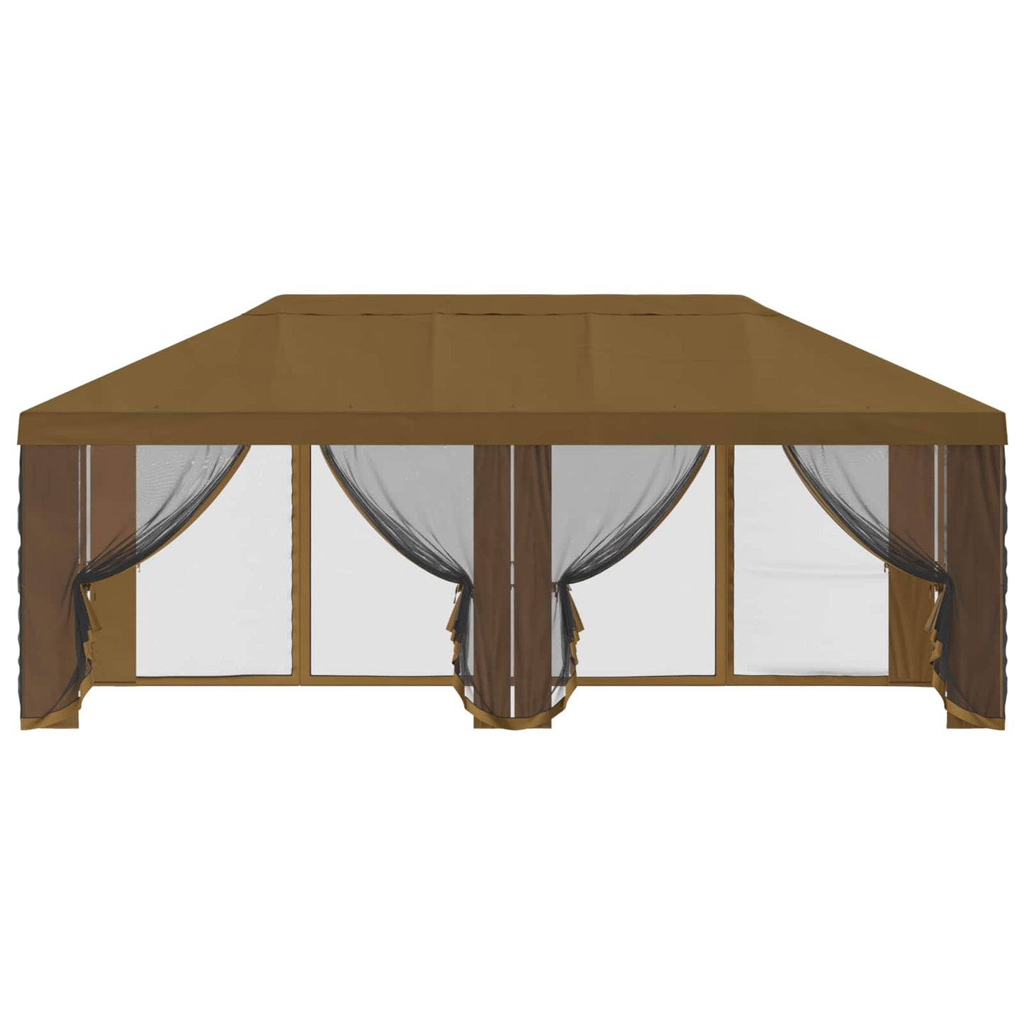 Gazebo Cover with Sidewalls Taupe 600.5 x 300.5 cm Polyester