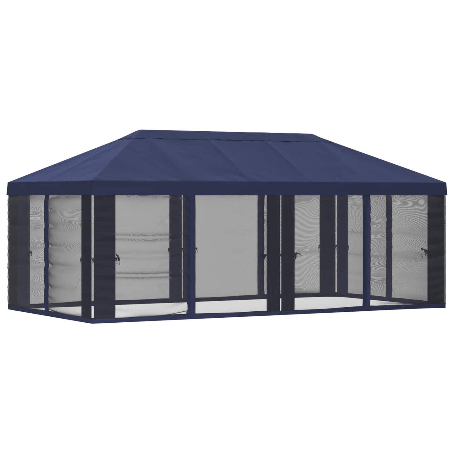 Gazebo Cover with Sidewalls Blue 600.5 x 300.5 cm Polyester