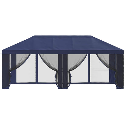 Gazebo Cover with Sidewalls Blue 600.5 x 300.5 cm Polyester