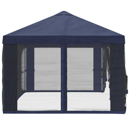 Gazebo Cover with Sidewalls Blue 600.5 x 300.5 cm Polyester