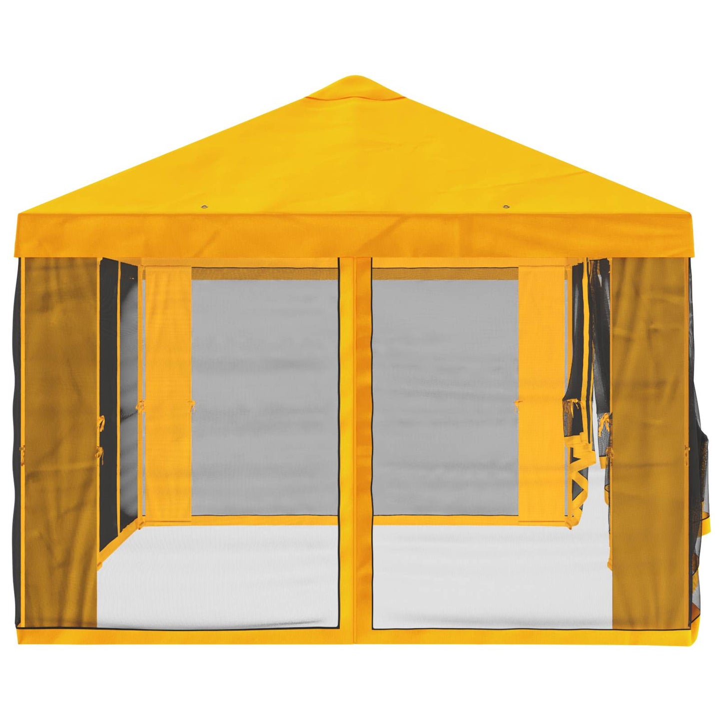 Gazebo Cover with Sidewalls Yellow 600.5 x 300.5 cm Polyester