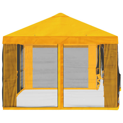 Gazebo Cover with Sidewalls Yellow 600.5 x 300.5 cm Polyester
