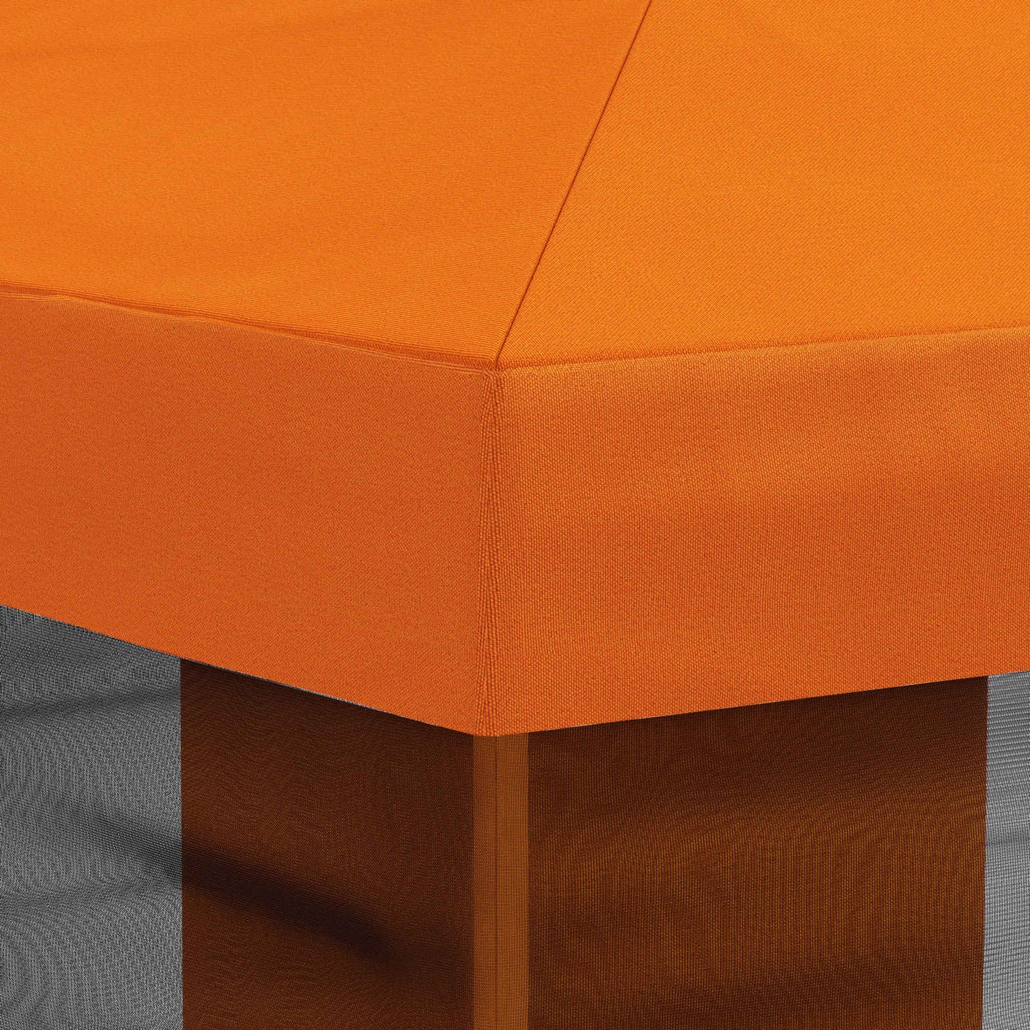 Gazebo Cover with Sidewalls Orange 600.5 x 300.5 cm Polyester