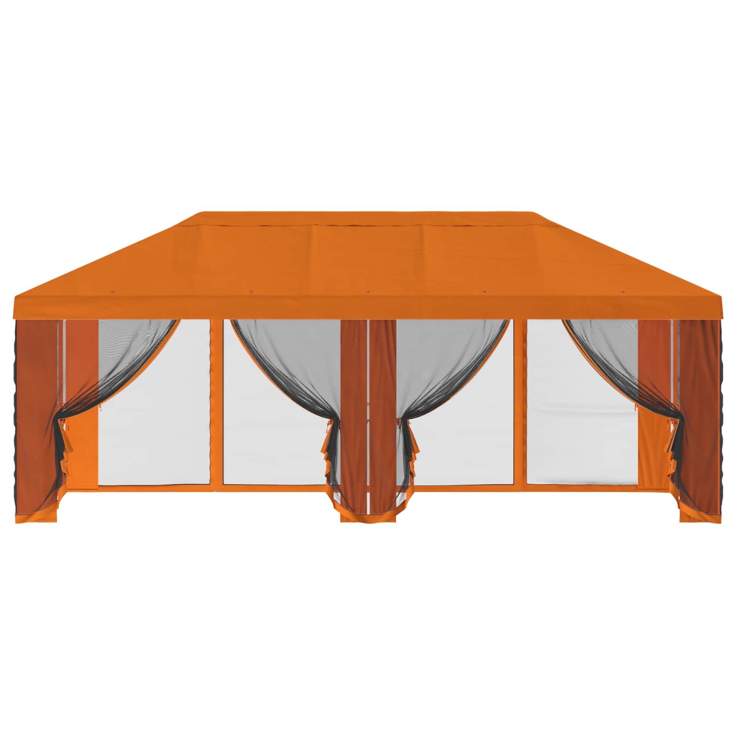 Gazebo Cover with Sidewalls Orange 600.5 x 300.5 cm Polyester