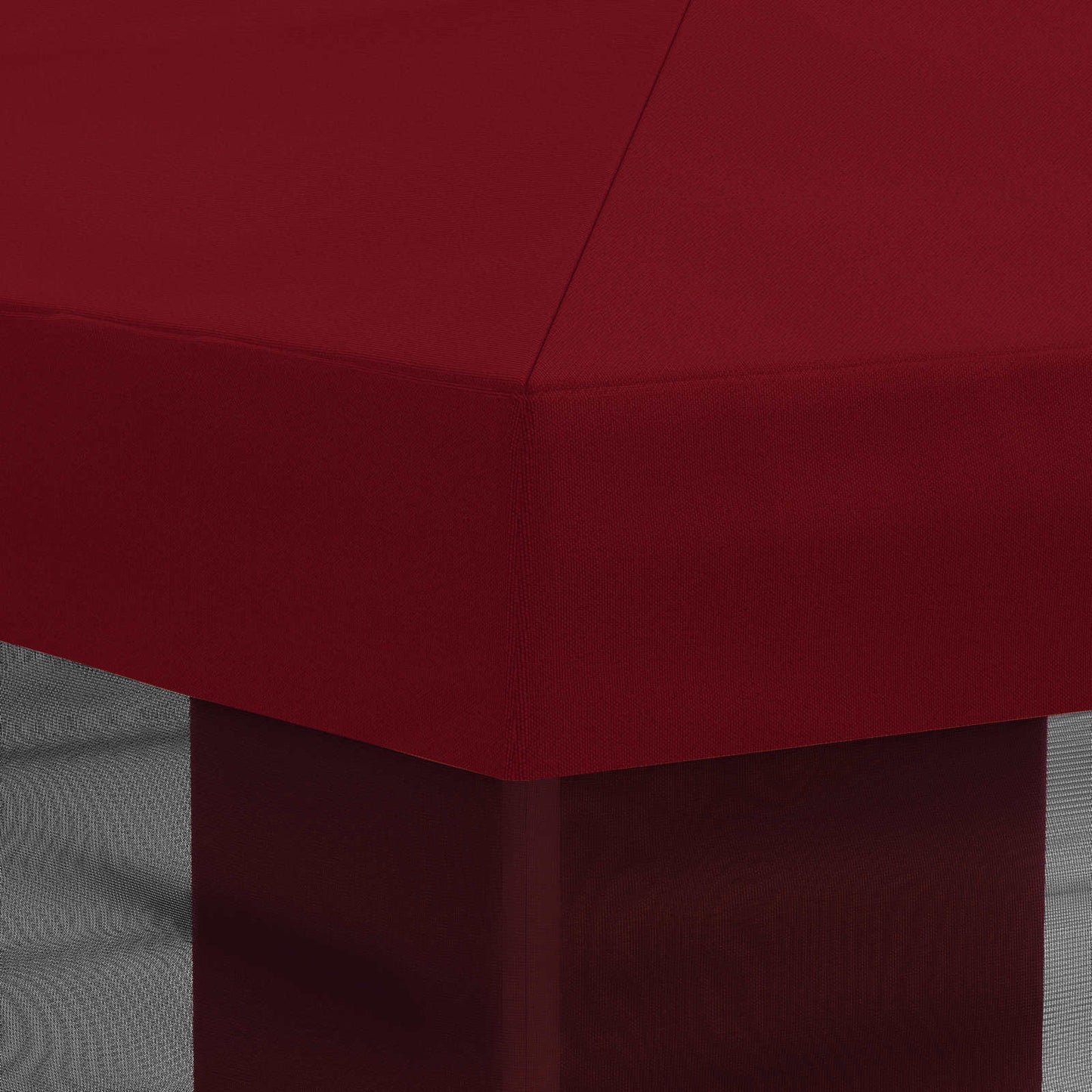 Gazebo Cover with Sidewalls Burgundy 600.5 x 300.5 cm Polyester