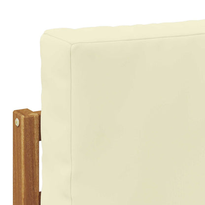 Outdoor Middle and Corner Sofa 2 Piece Natural and Cream