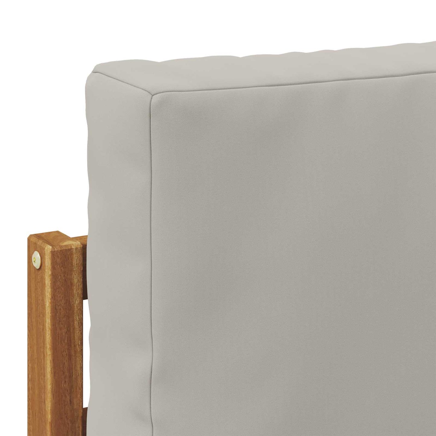 Outdoor Middle and Corner Sofa 2 Piece Natural and Light Grey