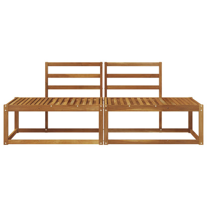 Outdoor End Sofa 2 Piece Natural 182.5 x 63 x 73 cm