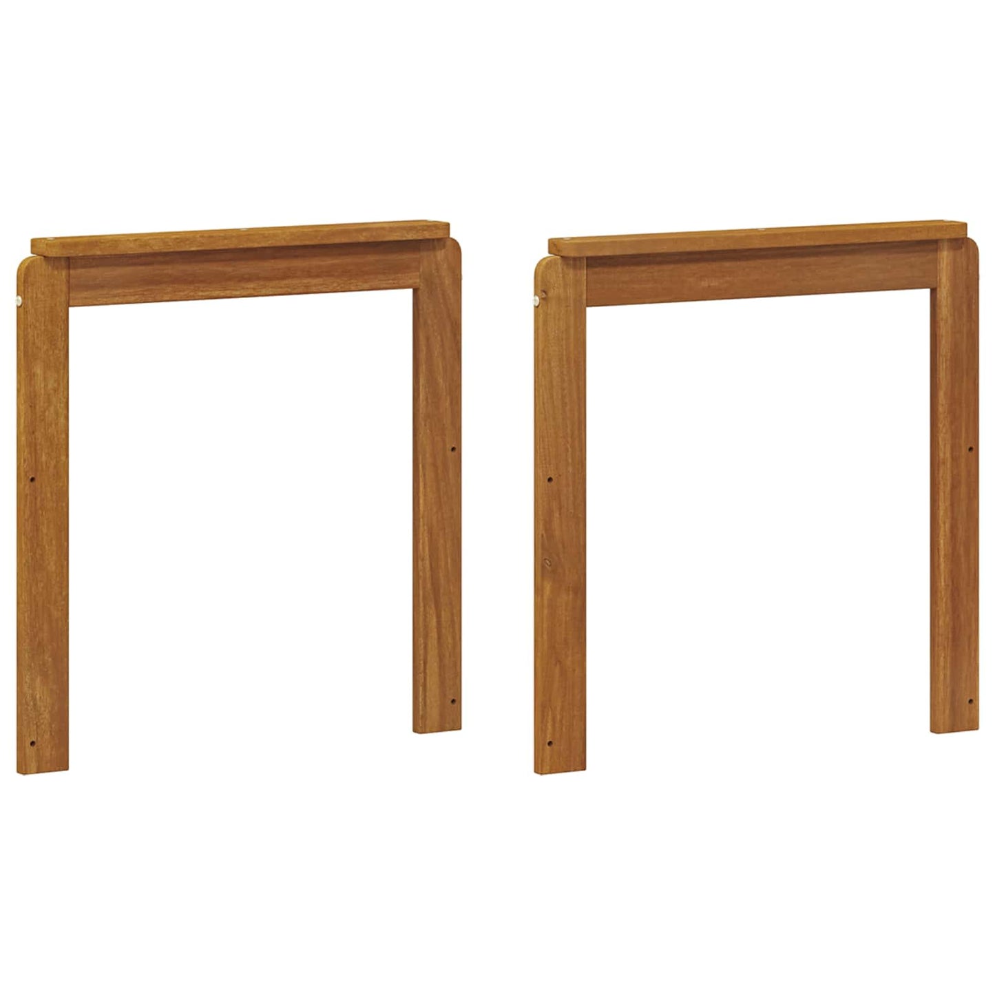 Armrests 2 pcs Brown 59 x 6 x 61 cm Engineered Wood