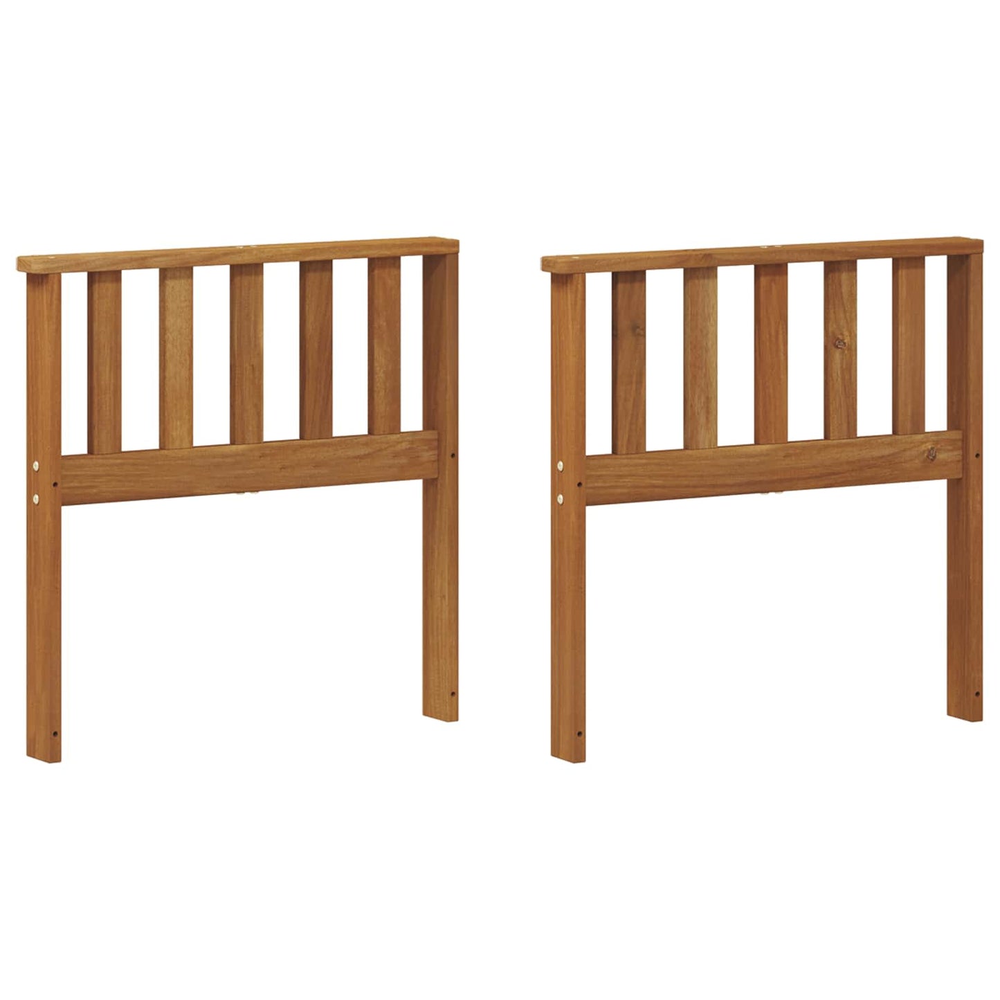 Armrests 2 pcs Brown 60 x 6 x 61 cm Engineered Wood