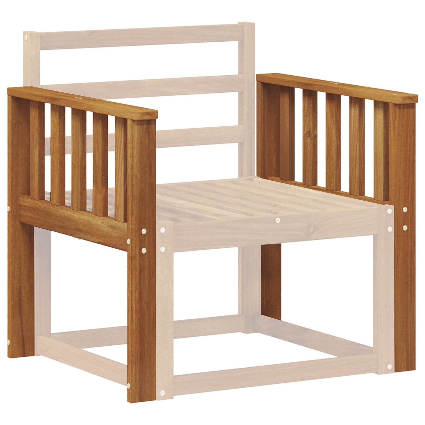 Armrests 2 pcs Brown 60 x 6 x 61 cm Engineered Wood