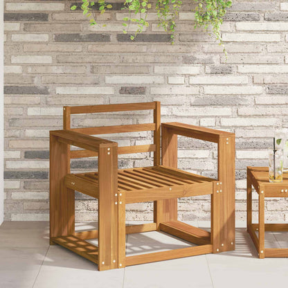 Armrest 2 pcs Natural 58.5 x 10 x 61 cm Solid Acacia Wood