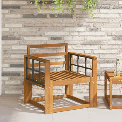 Armrest 2 pcs Natural 60 x 6 x 61 cm Solid Acacia Wood
