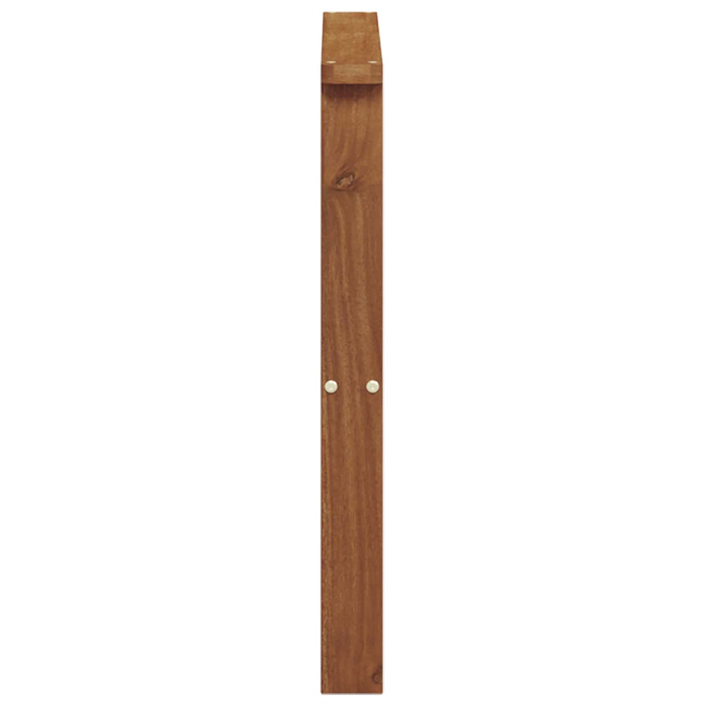 Armrest 2 pcs Natural 60 x 6 x 61 cm Solid Acacia Wood