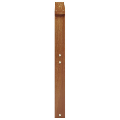 Armrests 2 pcs Brown 60 x 6 x 61 cm Engineered Wood