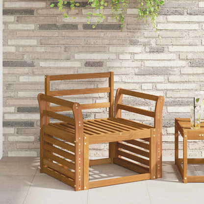Armrest 2 pcs Natural 58.5 x 8 x 60 cm Solid Acacia Wood