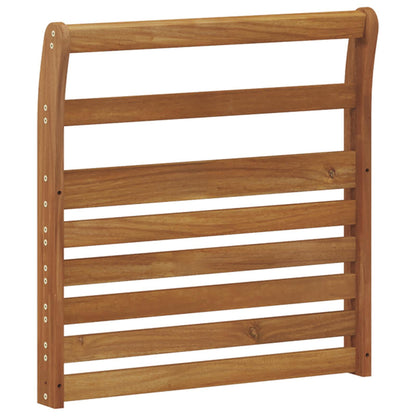 Armrest 2 pcs Natural 58.5 x 8 x 60 cm Solid Acacia Wood