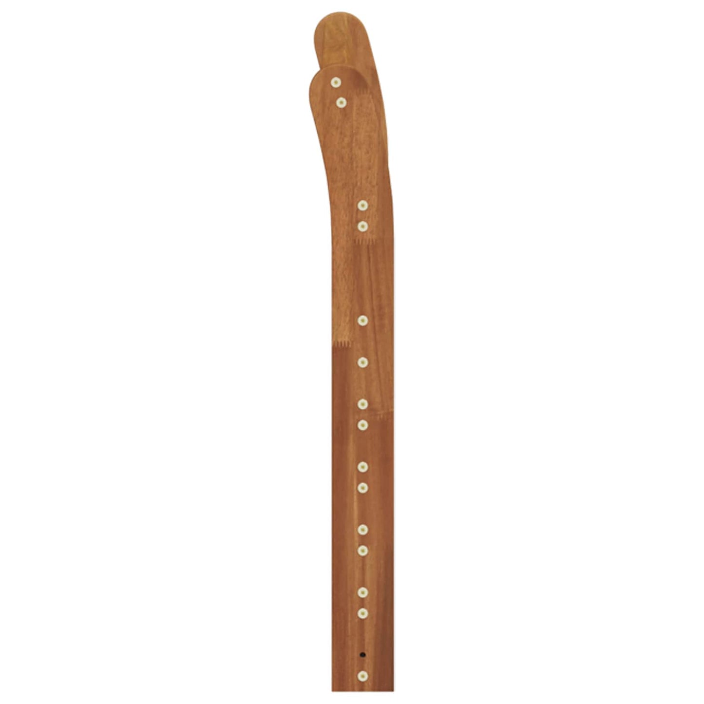 Armrest 2 pcs Natural 58.5 x 8 x 60 cm Solid Acacia Wood