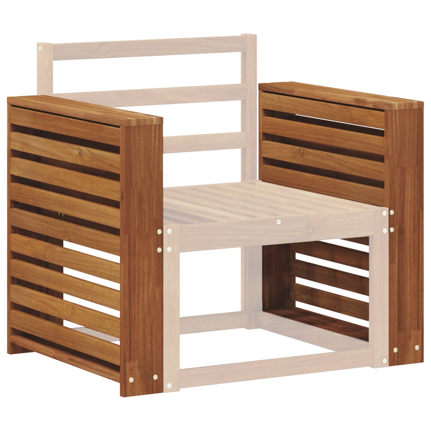 Armrests 2 pcs Brown 58.5 x 10 x 61 cm Engineered Wood