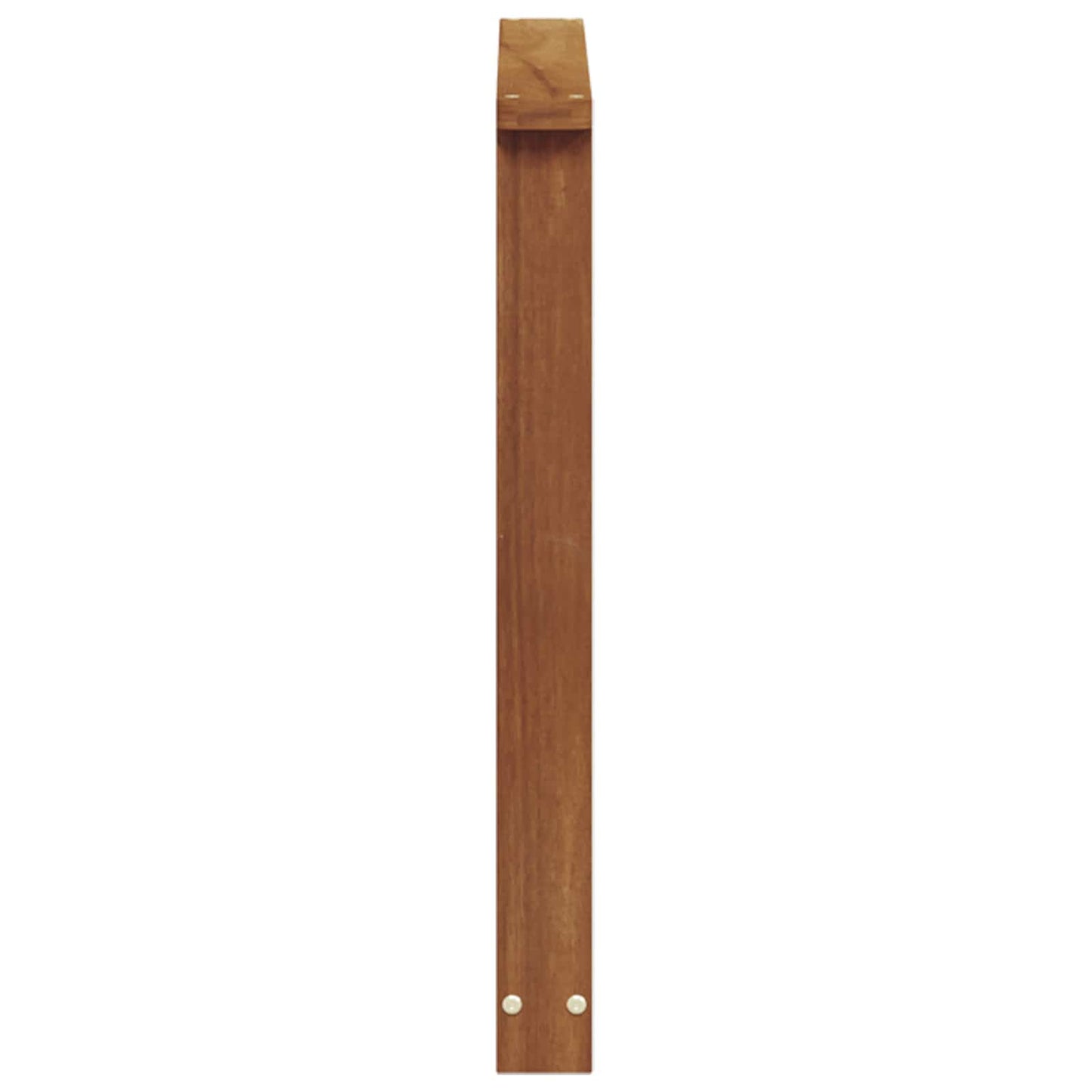 Armrest 2 pcs Natural 60 x 6 x 61 cm Solid Acacia Wood