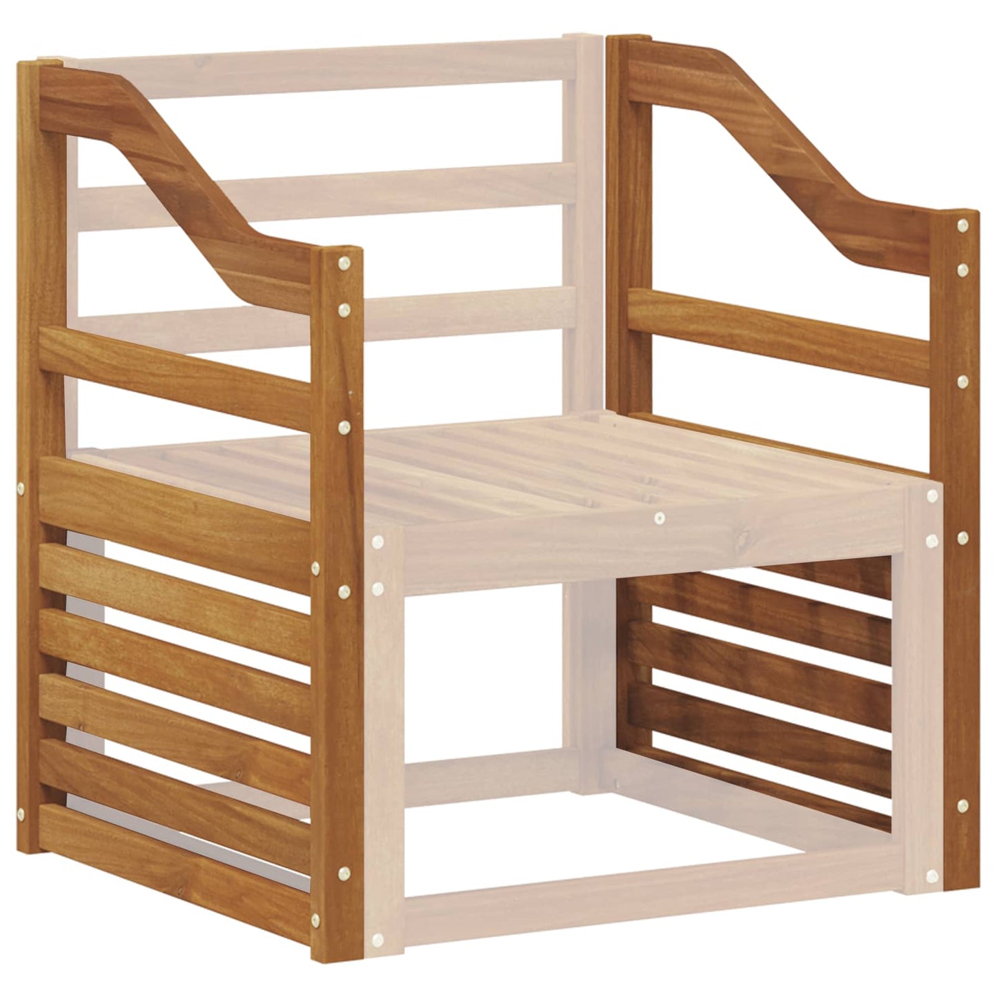 Armrests 2 pcs Brown 59 x 4 x 73 cm Engineered Wood