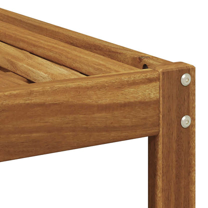 Outdoor Footstool Natural 79 x 79 x 37 cm
