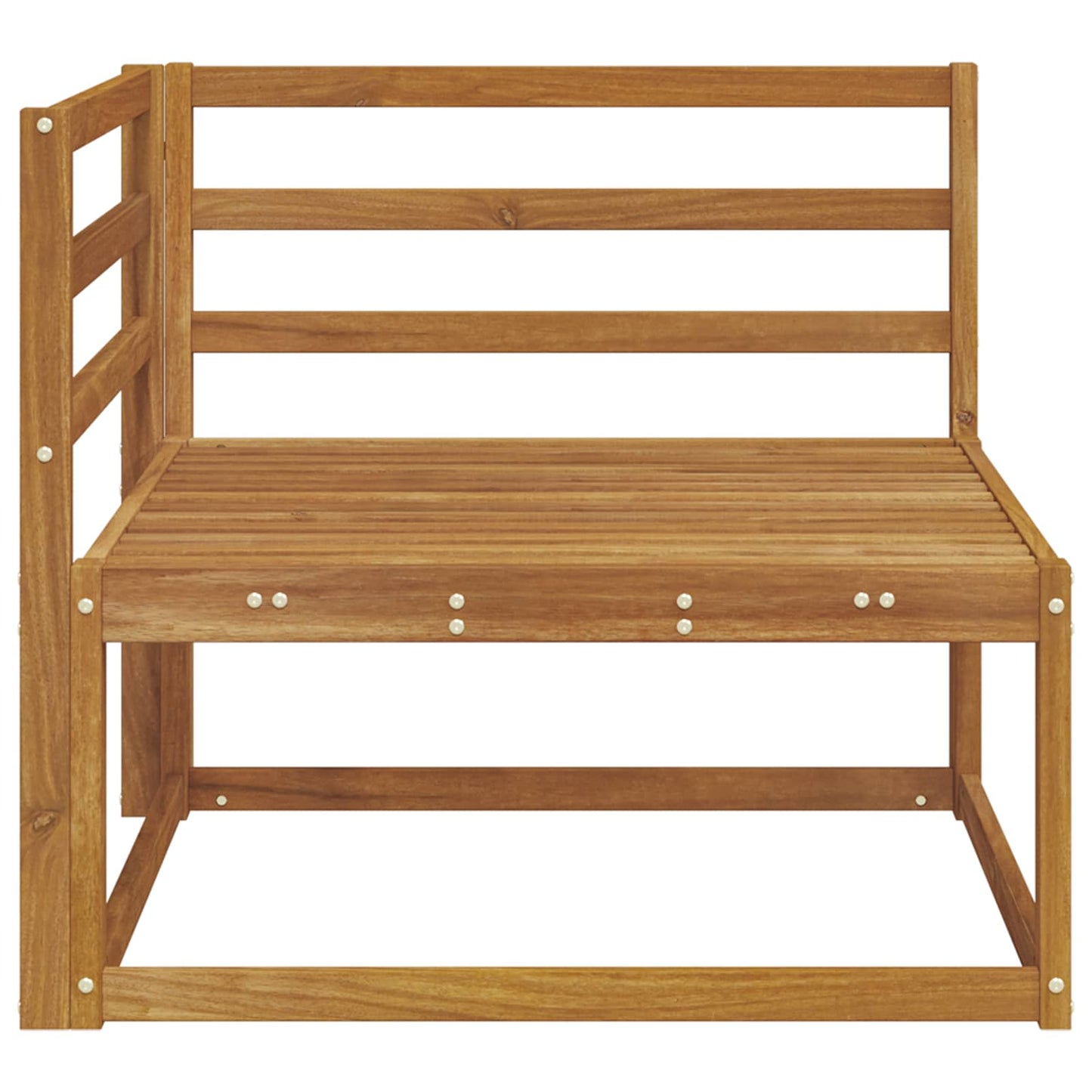 Outdoor Corner Sofa Natural 83 x 83 x 73 cm